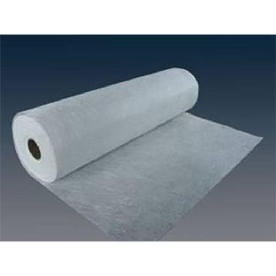 Fiberglass-polyester paving mat